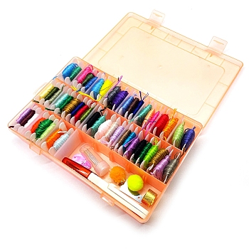 Cloth Sewing Tools Sets, Mixed Color, 195x130x7mm