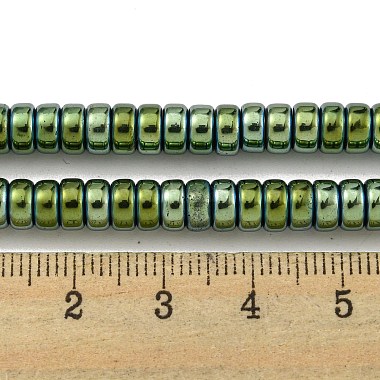 Electroplated Synthetic Non-magnetic Hematite Beads Strands(G-K361-A01-03)-4