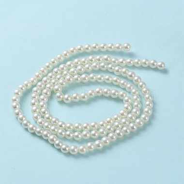 Baking Painted Pearlized Glass Pearl Round Bead Strands(HY-Q003-6mm-02)-3