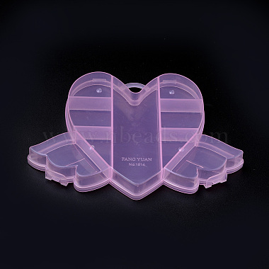 Flying Heart Plastic Bead Storage Containers(X-CON-Q023-11A)-2