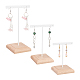 3Pcs 3 Sizes Iron T Bar Earring Display Stands(EDIS-WH0012-36B)-1