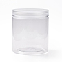 (Defective Closeout Sale: Scratched) Plastic Bead Storage Containers, Column, Clear, 10x11.4cm, Inner Diameter: 9.2cm