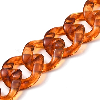 Chocolate Acrylic Curb Chains Chain