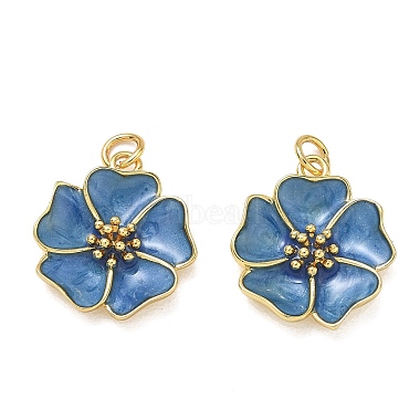 Brass Enamel Pendants(KK-CBAD9DF-03G-J)-1