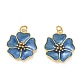 Brass Enamel Pendants(KK-CBAD9DF-03G-J)-1