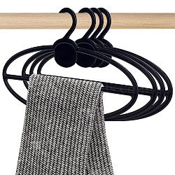 Plastic Scarf Display Hangers, Closet Organizers for Scarves, Shawl, Tie, Belts, Oval, 130x221x1.5~2mm(AJEW-WH0504-67C)