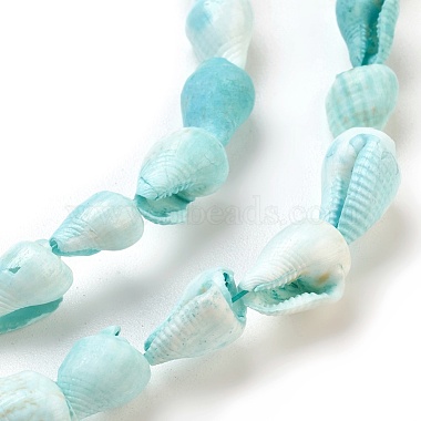 Chapelets de perles de coquille en spirale(BSHE-L037-09)-2