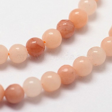 Natural Pink Aventurine Beads Strands(G-N0185-04-3mm)-3