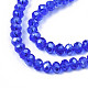 Chapelets de perles en verre galvanoplastique(EGLA-A034-T4mm-B)-4