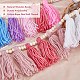 HOBBIESAY 2Pcs 2 Styles Woolen Yarn Tassel Wall Hanging Ornaments(HJEW-HY0001-10)-3