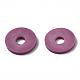 Flat Round Handmade Polymer Clay Beads(CLAY-R067-10mm-05)-4
