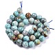 Natural Chrysocolla Beads Strands(G-R477-10mm)-2