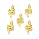 Brass Micro Pave Clear & Green Cubic Zirconia Connector Charms(KK-E068-VB057)-4