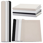 4Pcs 4 Colors DIY Linen Fabrics, with Paper Back, for Book Binding, Mixed Color, 480x430x0.3mm, 1pc/color(DIY-GA0005-91)