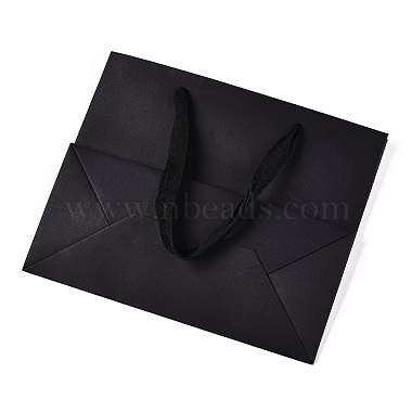 bolsas de papel rectangulares con asas de cuerda(CARB-L011-02B-05)-2