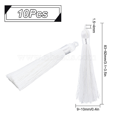 10Pcs Nylon Tassels Big Pendant Decorations(FIND-SC0003-38D)-2