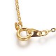 Brass Cable Chain Necklaces(SW028-G)-2