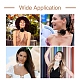 4Pcs 4 Styles Cloth & Polyester Flower Collar Choker Necklaces Set for Women Bride Wedding Party(AJEW-TA0001-27)-8