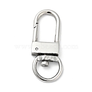 304 Stainless Steel Swivel Clasps, Swivel Snap Hook, Stainless Steel Color, 33x13.5x4.5mm, Hole: 9x8mm(FIND-C056-02P)