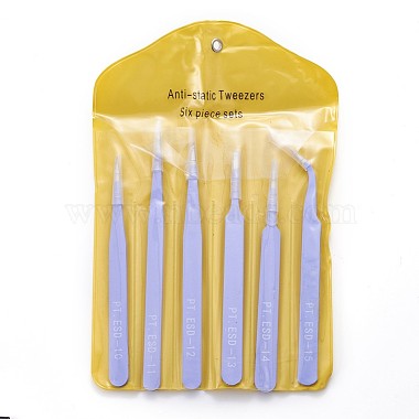 Stainless Steel Beading Tweezers Sets(TOOL-F006-11A)-2