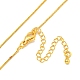 Brass Box Chain Necklaces for Women(NJEW-G084-12G)-2