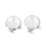 K9 Glass Imitation Austrian Crystal Beads, Faceted, Round, Clear, 11.5mm, Hole: 1.4mm(GLAA-H024-17D-01)