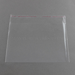 OPP Cellophane Bags, Rectangle, Clear, 17.5x20cm, Unilateral Thickness: 0.035mm, Inner Measure: 14.5x20cm(OPC-S015-10)