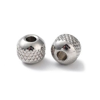 303 Stainless Steel Beads, Rondelle, Stainless Steel Color, 8x7mm, Hole: 3mm