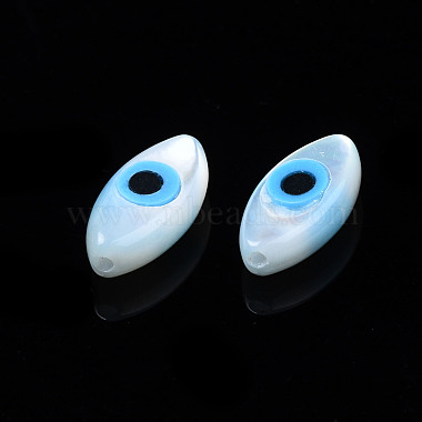 Natural White Shell Mother of Pearl Shell Beads(SSHEL-N034-56E-01)-4