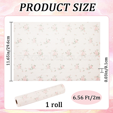 Rose Pattern PVC Shelf Liners(AJEW-WH0083-14A)-2