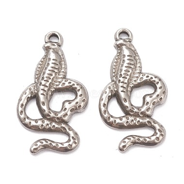 Stainless Steel Color Snake 304 Stainless Steel Pendants