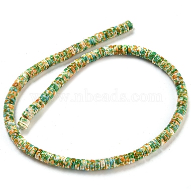 Baking Paint Synthetic Turquoise Beads Strands(G-H060-02B-02)-3