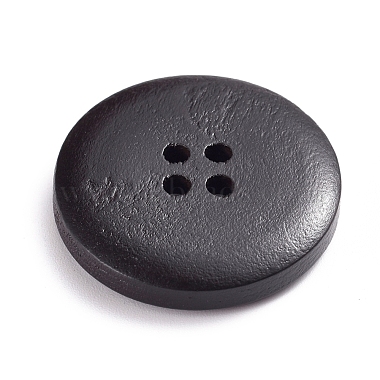 天然木のボタン(BUTT-WH0015-03B-25mm)-2