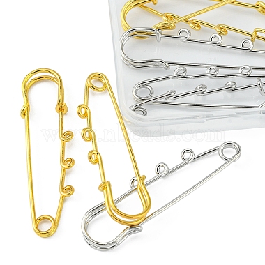 8Pcs 2 Colors Stainless Steel Safety Pins(STAS-YW0001-38)-2