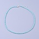 Natural Amazonite Beaded Necklaces(NJEW-K114-B-A07)-1