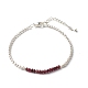 Bracelets en perles de grenat naturel(BJEW-JB06384-01)-1
