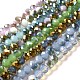 Electroplate Glass Faceted Rondelle Beads Strands(EGLA-D020-8x5mm-M3)-1