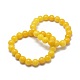 Браслеты из натурального желтого нефритового бисера(BJEW-K212-A-038)-1