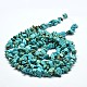 Chips Synthetic Turquoise Beads Strands(X-G-N0134-08A)-3