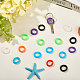 64Pcs PVC Plastic Nonslip Waterproof Reusable Key Sleeve(AJEW-SP0002-72B)-3