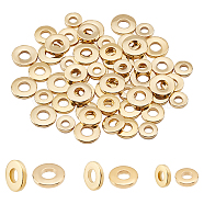 ARRICRAFT 60Pcs 3 Style 304 Stainless Steel Spacer Beads, Donut, Golden, 6.5~9x1~1.5mm, Hole: 2.5~3.5mm, 20pcs/style(STAS-AR0001-29)