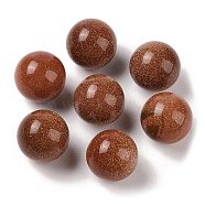 Synthetic Goldstone No Hole Sphere Beads, Round, 16mm(G-K353-04D-25)