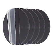 BENECREAT Acrylic Chassis, for Toy Model Display, Flat Round, Black, 7x2mm(SACR-BC0001-02)
