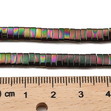 Electroplated Non-magnetic Synthetic Hematite Beads Strands(G-G089-A02-01)-4