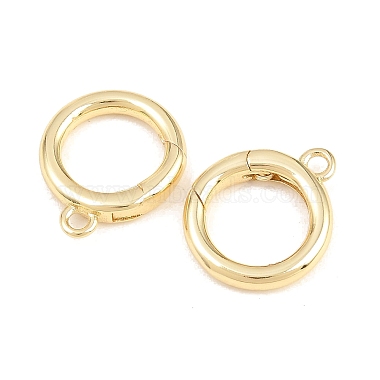 Brass Spring Gate Rings(KK-P353-16G)-2