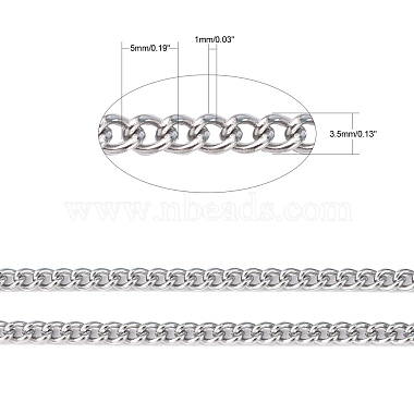 304 Stainless Steel Curb Chains(CHS-R008-01)-2