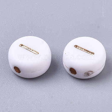 Perles acryliques plaquées(PACR-Q112-07C)-2