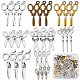 72Pcs 9 Style Tibetan Style Zinc Alloy Pendants(FIND-SC0002-52)-1