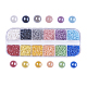 12 цветные перламутровые фарфоровые кабошоны ручной работы(PORC-JP0001-14-3mm)-1