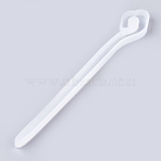 Hairpin DIY Silicone Molds, Resin Casting Molds, For UV Resin, Epoxy Resin Jewelry Making, Hair Stick Molds, White, 18.3x2.9x0.9cm(DIY-WH0072-18)
